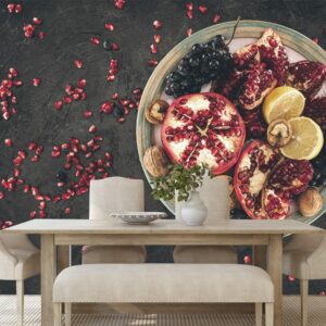 fototapeta zmes s granatovym jablkom