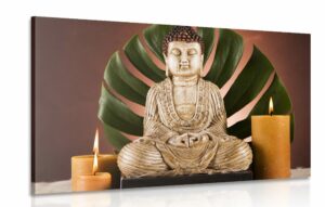 obraz budha s relaxacnym zatisim