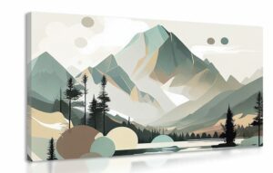 obraz kuzelne vysoke tatry v skandinavskom dizajne