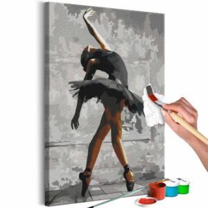 obraz malovanie podla cisiel balerina ballerina pose