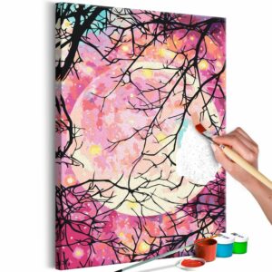 obraz malovanie podla cisiel hviezdna noc starry night