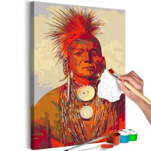 obraz malovanie podla cisiel liecitel an iowa medicine man
