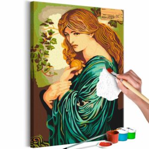 obraz malovanie podla cisiel reprodukcia rossetti portrait of proserpina
