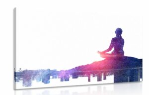 obraz meditacia zeny