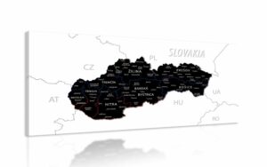 obraz moderna mapa slovenska