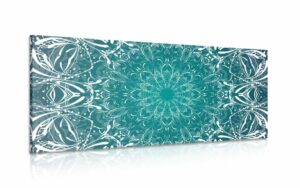 obraz modrobiela rozeta