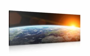 obraz pohlad na planetu z vesmiru