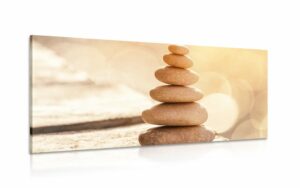 obraz stabilna pyramida z kamenov