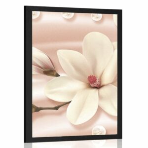 plagat luxusna magnolia s perlami
