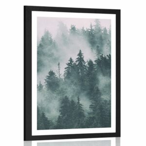 plagat s paspartou hory v hmle