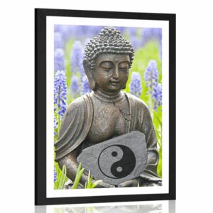 plagat s paspartou jin a jang budha