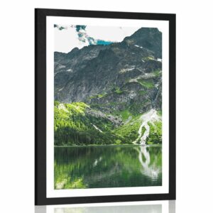 plagat s paspartou morske oko v tatrach