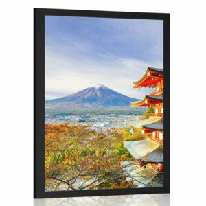 plagat vyhlad na chureito pagoda a horu fuji