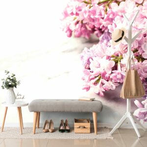 samolepiaca fototapeta orgovan na mramore