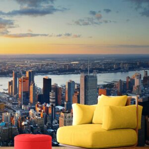 samolepiaca fototapeta panorama mesta new york