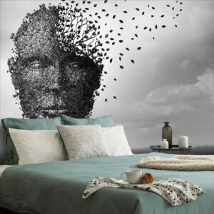 samolepiaca tapeta abstraktna tvar v podobe stromu