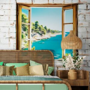 samolepiaca tapeta pohlad na vysnivanu krajinu v sedom