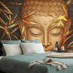 samolepiaca tapeta usmievajuci sa budha