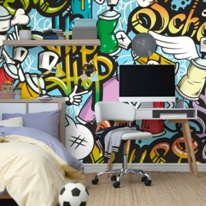 samolepiaca tapeta vesely street art