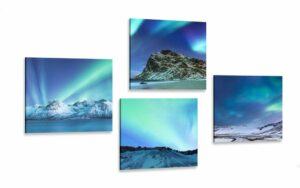 set obrazov krasa polarnej ziary