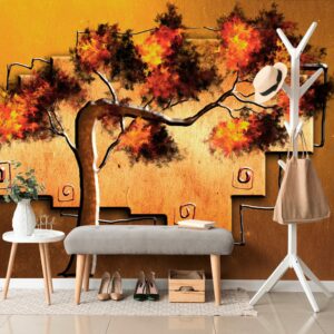 tapeta etno africky strom