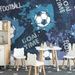 tapeta futbalova lopta v modrom