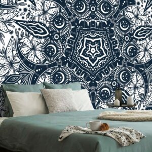 tapeta ornament divokej lalie